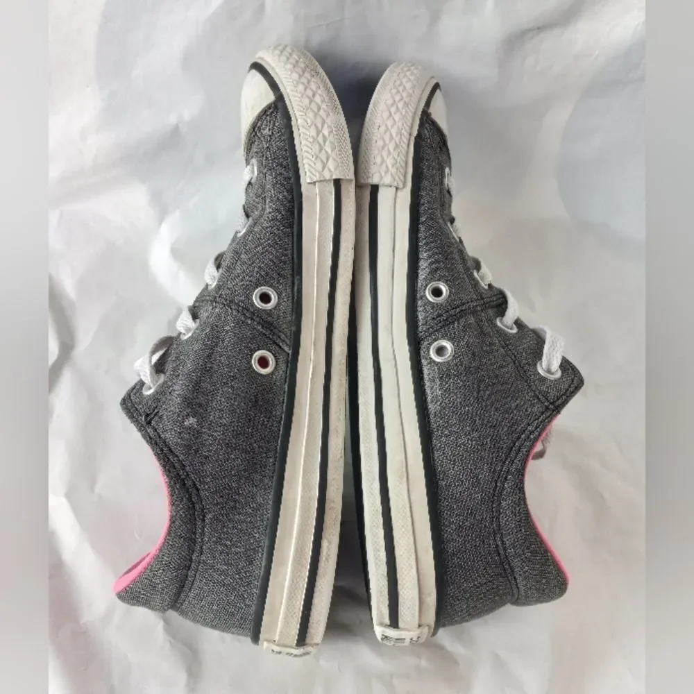 Converse All Star Grey Pink Sneakers Youth 4 Shoes